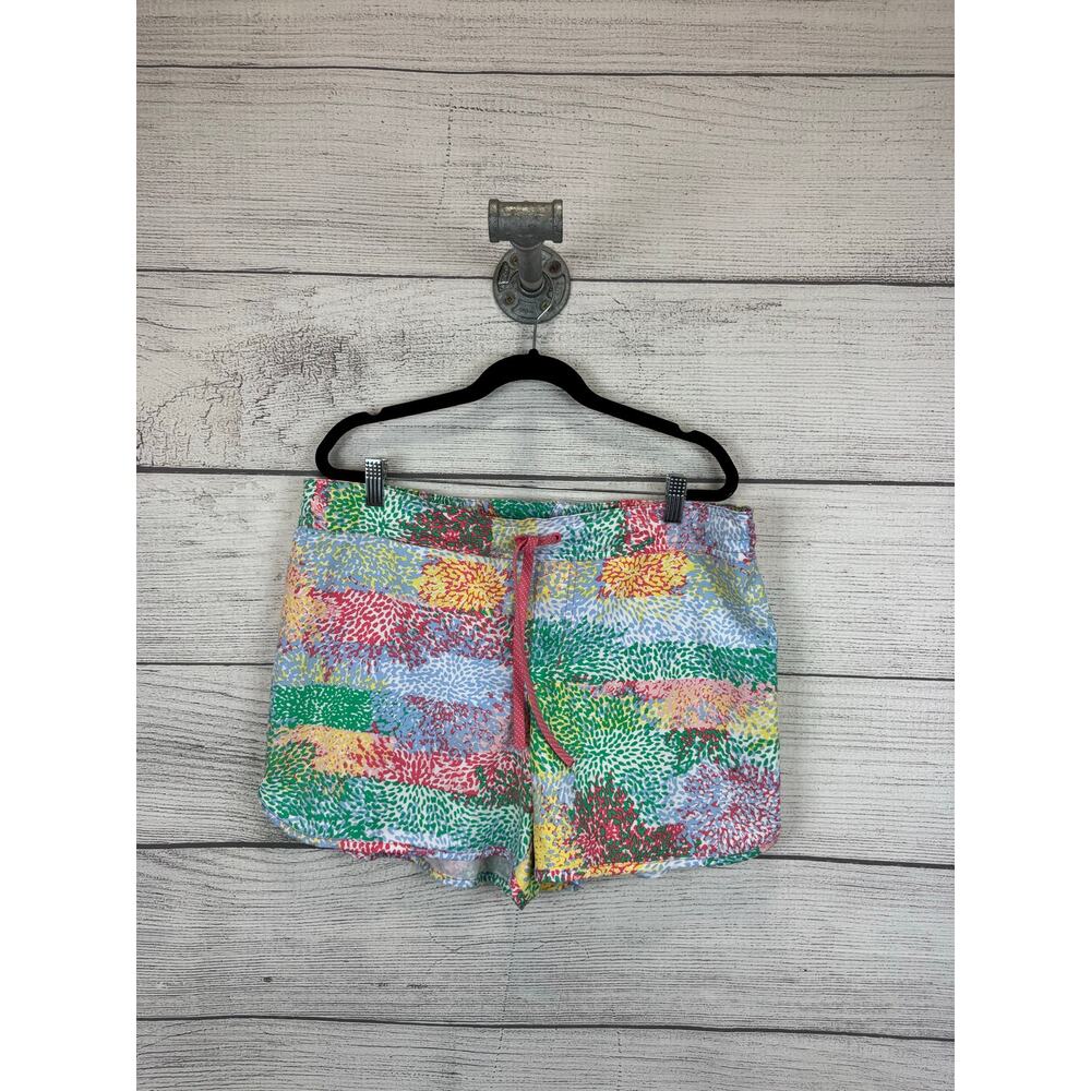 Columbia Women's Colorful Drawstring Speckled Outdoor Shorts Size XL